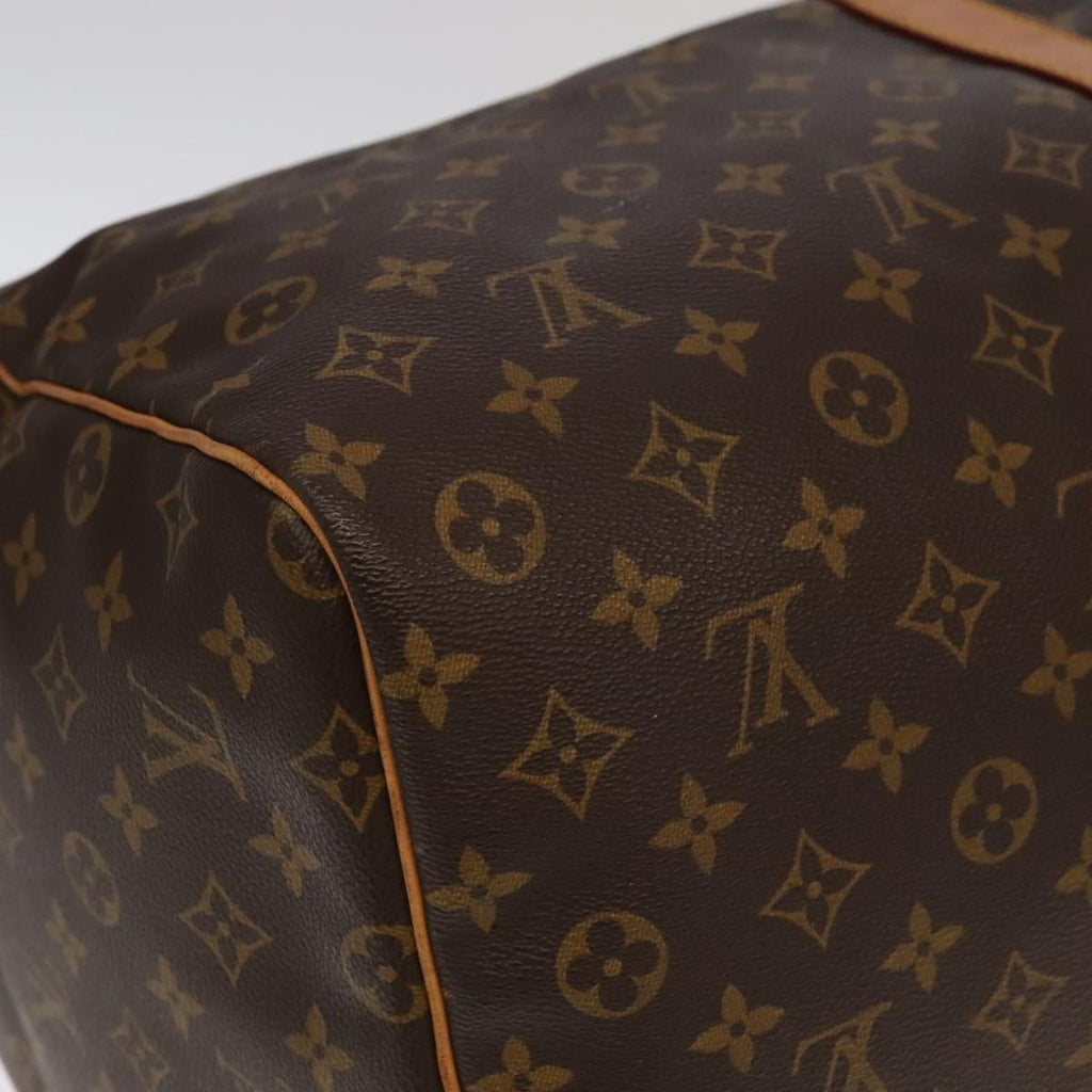 Louis Vuitton Keepall Bag Monogram Canvas Brown Canvas Travel Bag Bag (Pre-Owned)