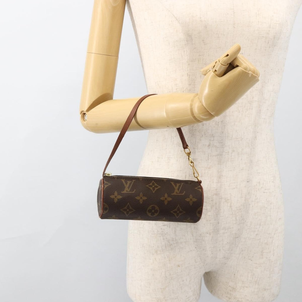 Louis Vuitton Papillon Pochette Monogram Canvas Brown Canvas Clutche & Pouche Bag (Pre-Owned)