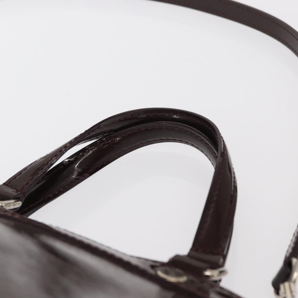 Louis Vuitton Brea Handbag Electric Epi Leather Purple Leather Handbag (Pre-Owned)