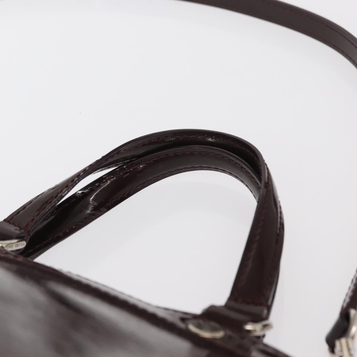 Louis Vuitton Brea Handbag Electric Epi Leather Purple Leather Handbag (Pre-Owned)