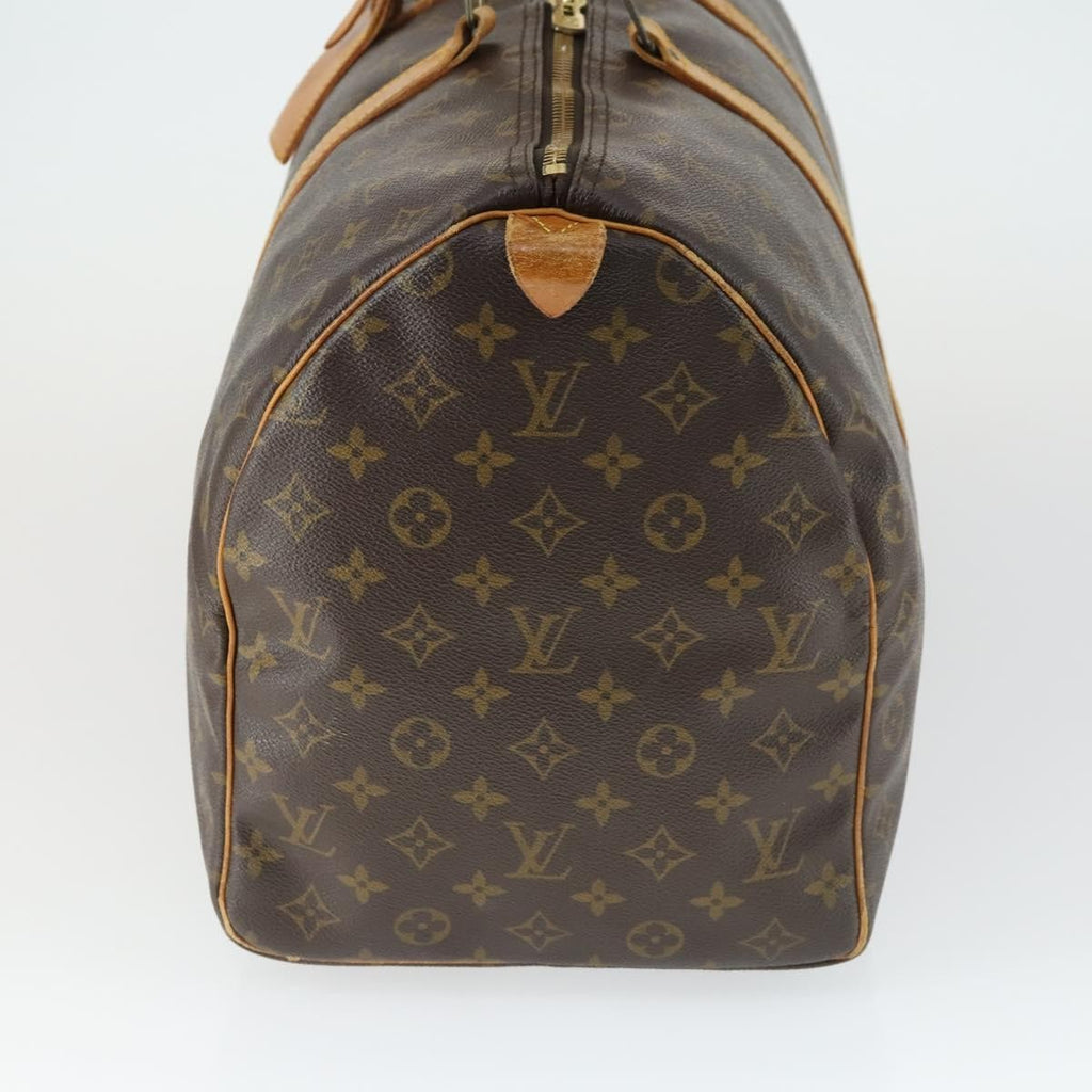 Louis Vuitton Keepall Bag Monogram Canvas Brown Canvas Travel Bag Bag (Pre-Owned)
