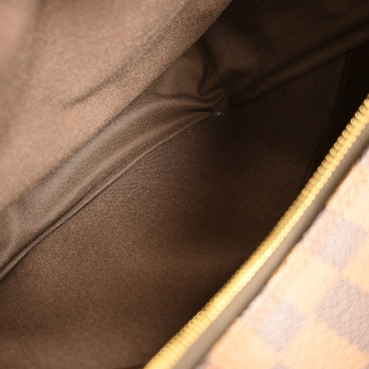 Louis Vuitton Naviglio Handbag Damier Brown Canvas Shoulder Bag Bag (Pre-Owned)