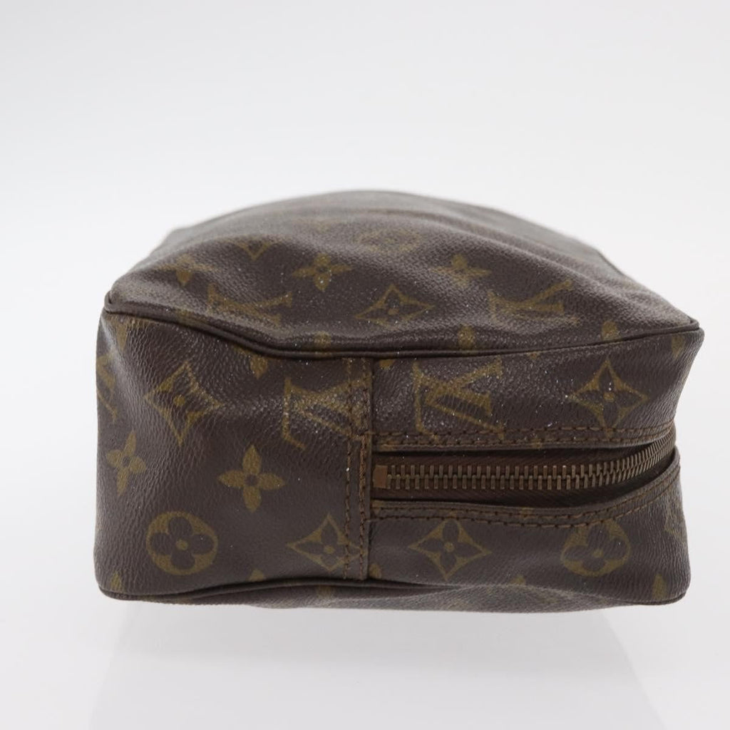 Louis Vuitton Trousse Toiletry Pouch Monogram Canvas Brown Canvas Toiletry Case Accessory (Pre-Owned)