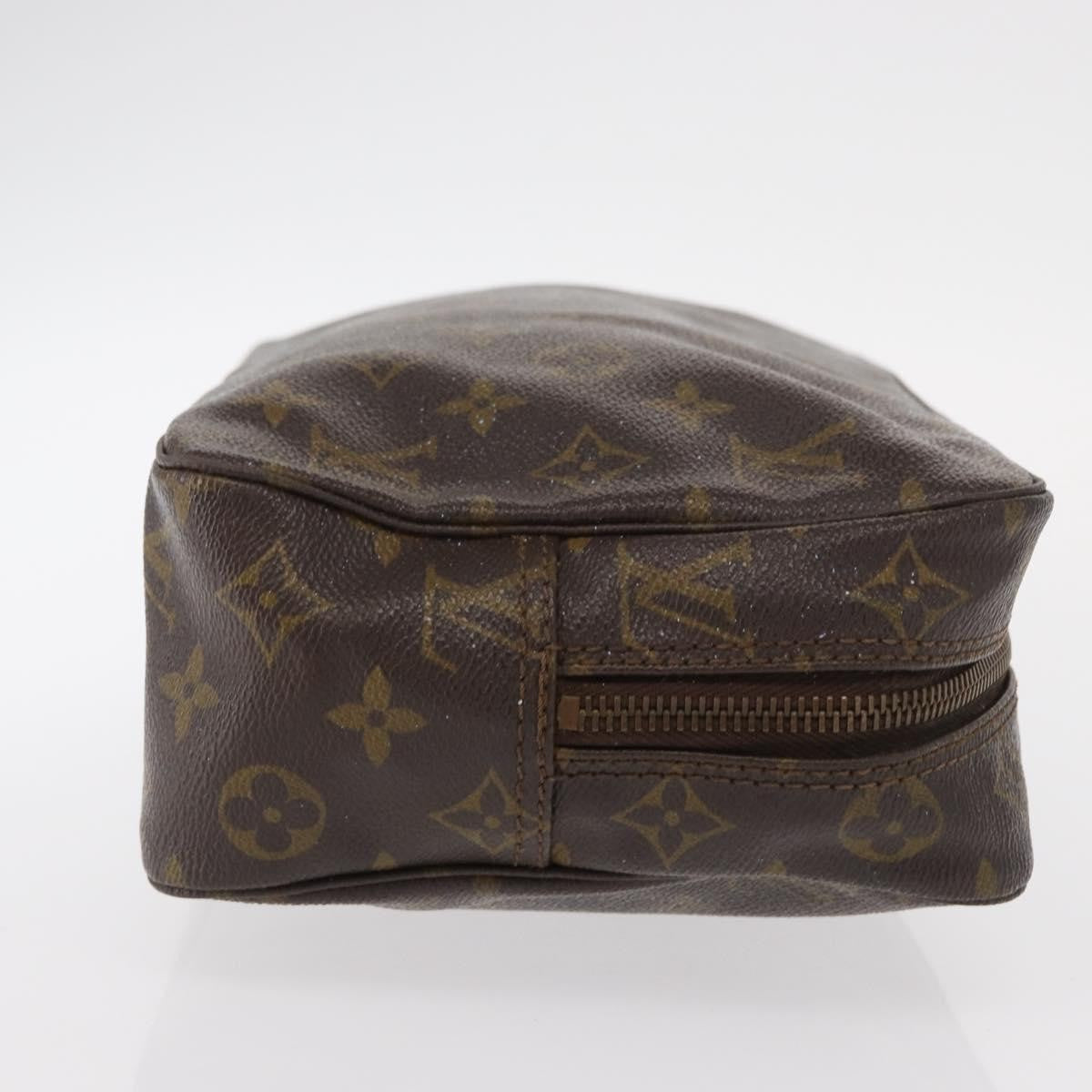 Louis Vuitton Trousse Toiletry Pouch Monogram Canvas Brown Canvas Toiletry Case Accessory (Pre-Owned)