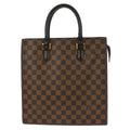 Louis Vuitton Venice Sac Plat Bag Damier Brown Canvas Tote Bag Bag (Pre-Owned)