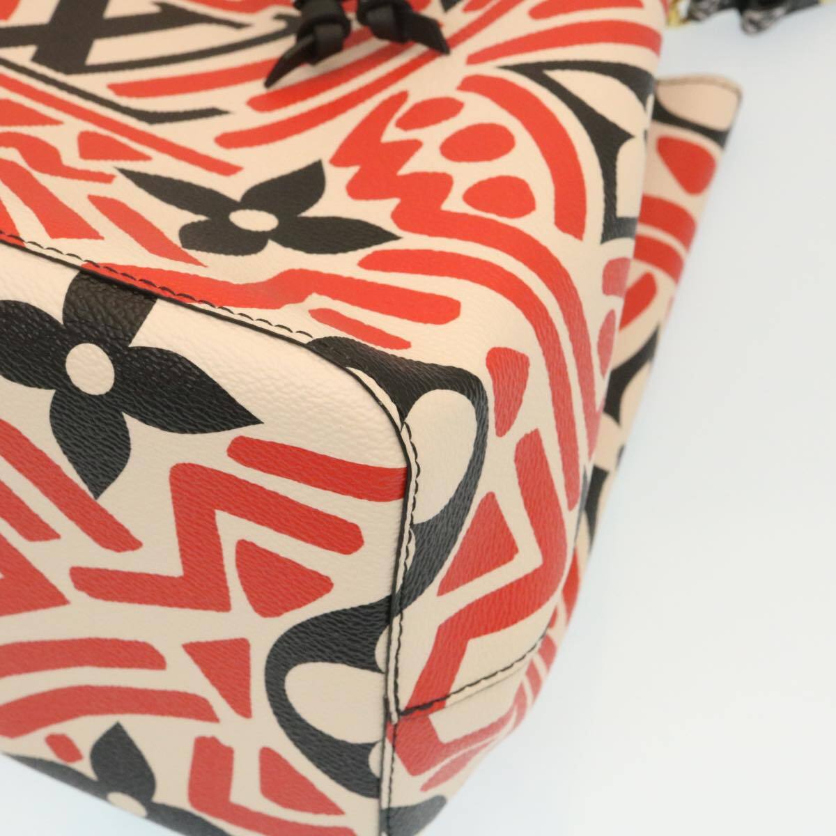 Louis Vuitton Neonoe Handbag Limited Edition Crafty Monogram Giant Red Canvas Bag (Pre-Owned)