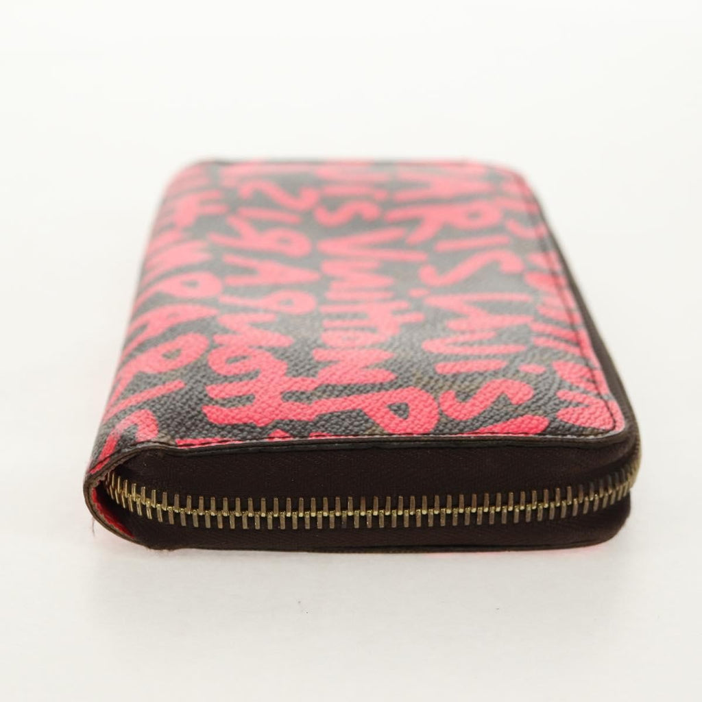 Louis Vuitton Zippy Wallet Canvas Pink Canvas Wallets Accessory (Pre-Owned)
