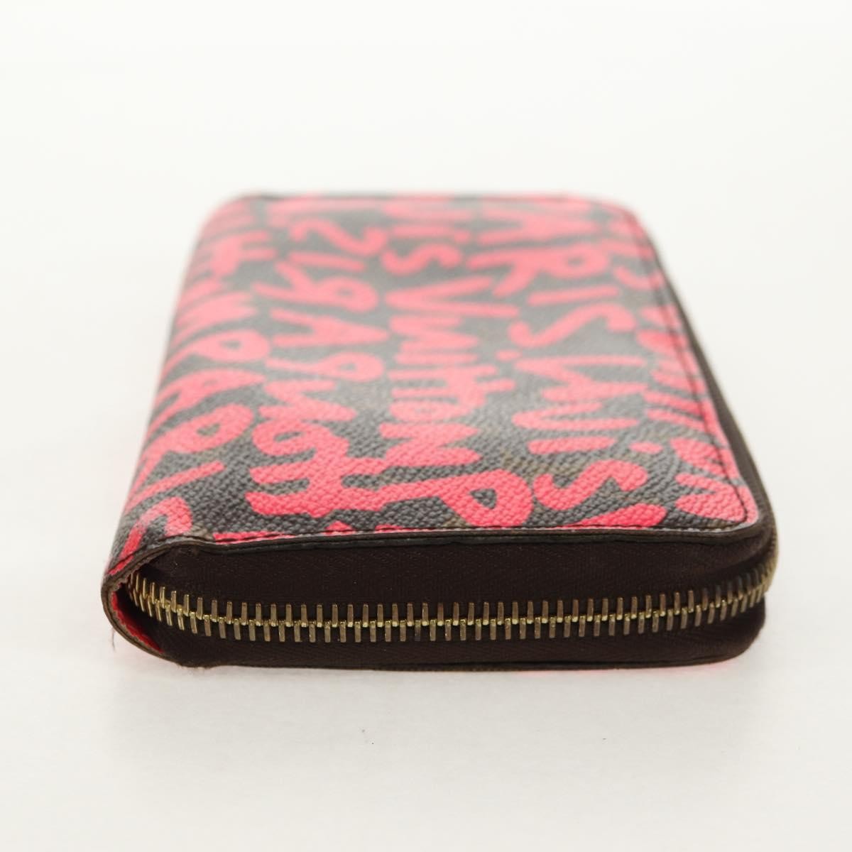 Louis Vuitton Zippy Wallet Canvas Pink Canvas Wallets Accessory (Pre-Owned)