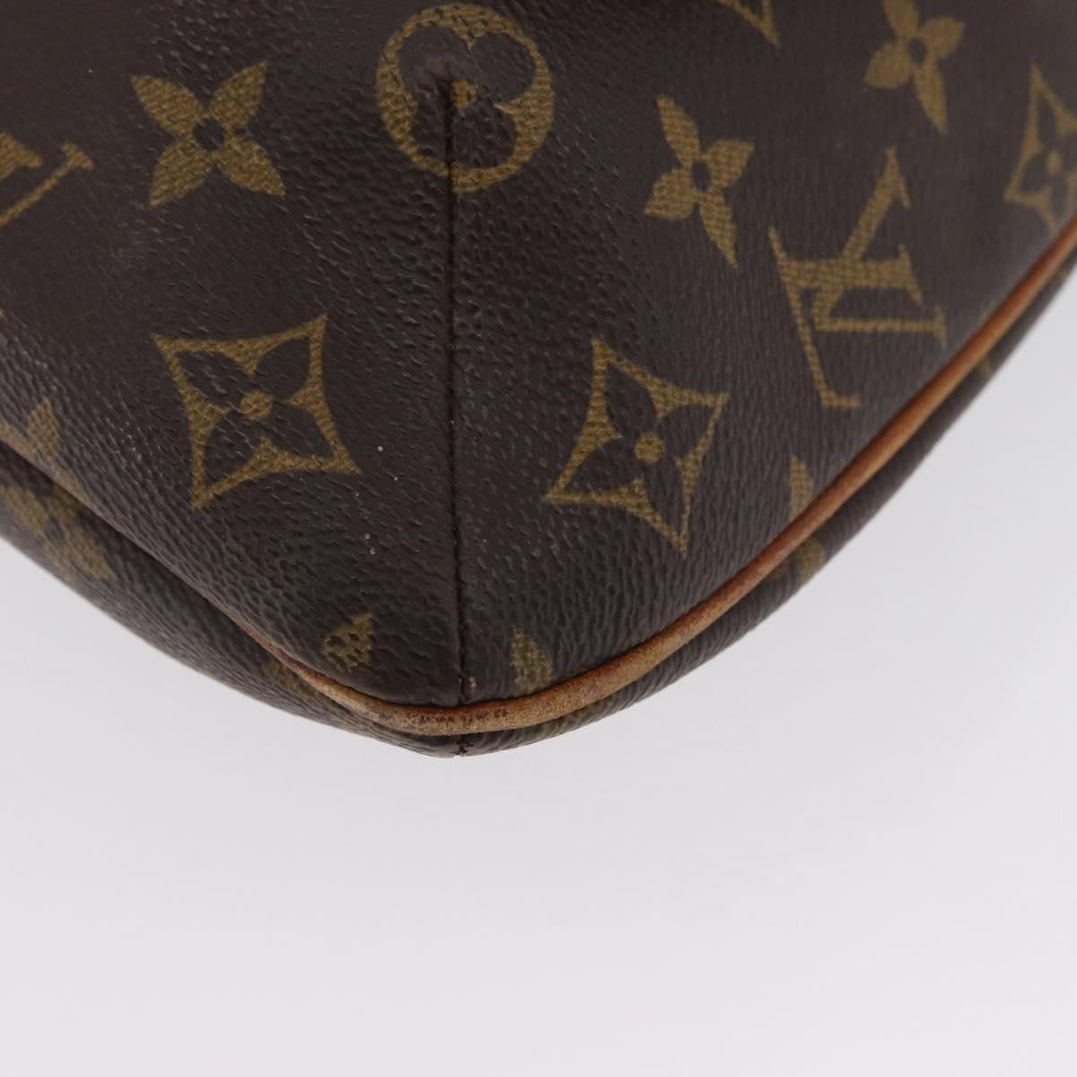 Louis Vuitton Musette Salsa Handbag Monogram Canvas Brown Canvas Shoulder Bag Bag (Pre-Owned)