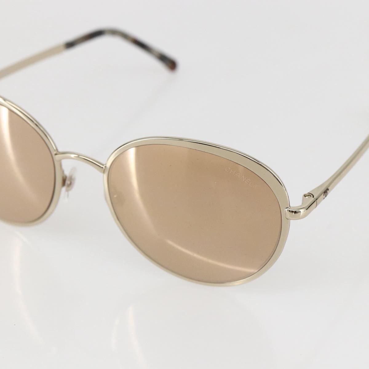 Chanel Logo Cc Sunglasses Metal Gold Metal Sunglasse Accessory (Pre-Owned)