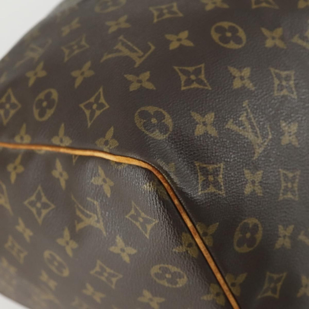 Louis Vuitton Keepall Bag Monogram Canvas Brown Canvas Travel Bag Bag (Pre-Owned)