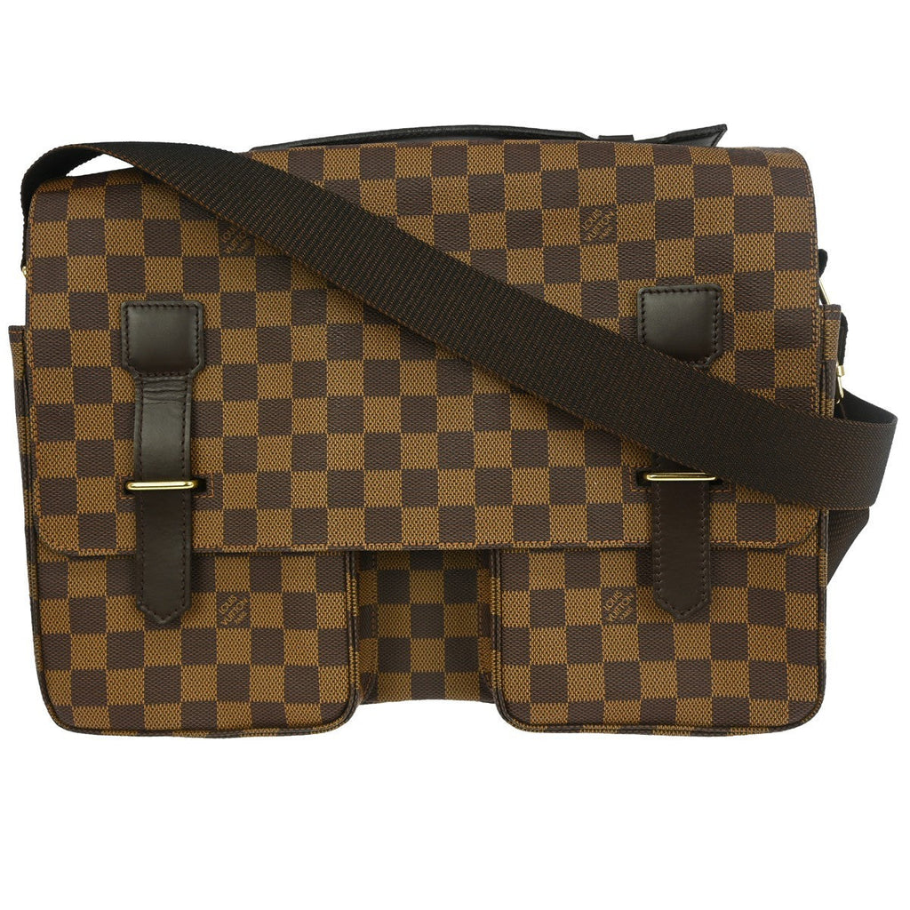 Louis Vuitton Broadway Bag Damier Brown Canvas Briefcase Bag (Pre-Owned)