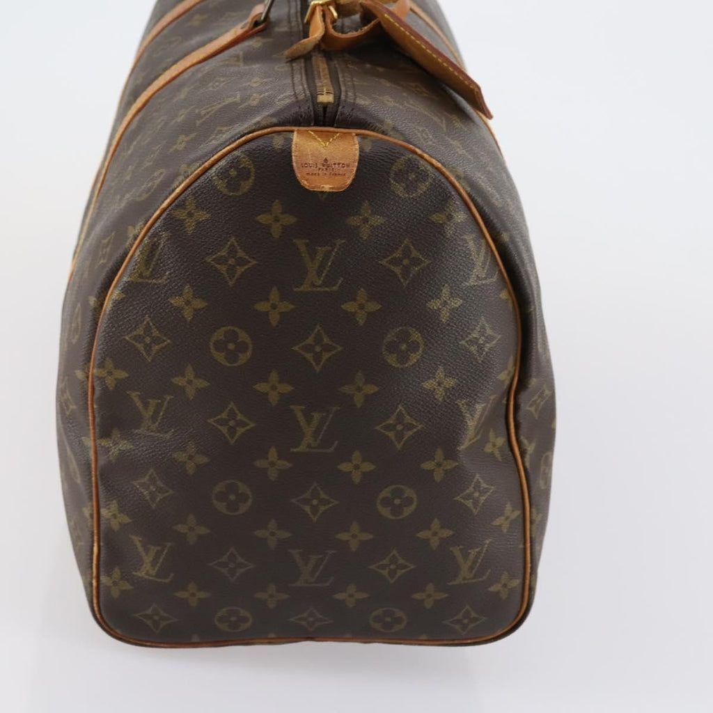 Louis Vuitton Keepall Bag Monogram Canvas Brown Canvas Travel Bag Bag (Pre-Owned)