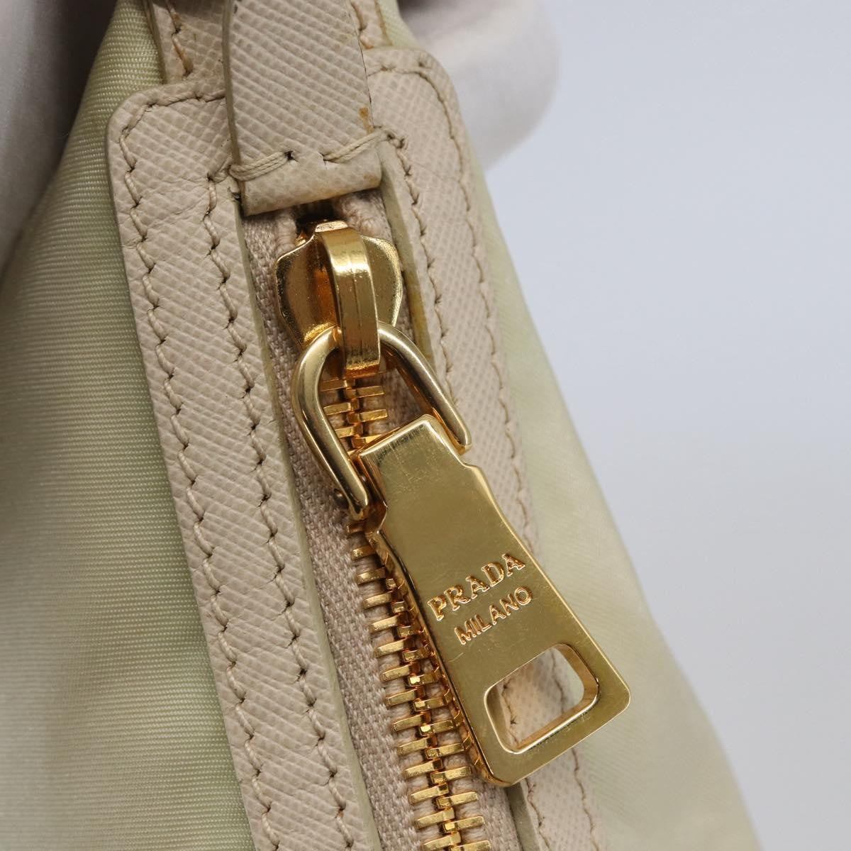Prada Re-Edition 2005 Shoulder Bag Tessuto Beige Nylon Shoulder Bag Bag (Pre-Owned)