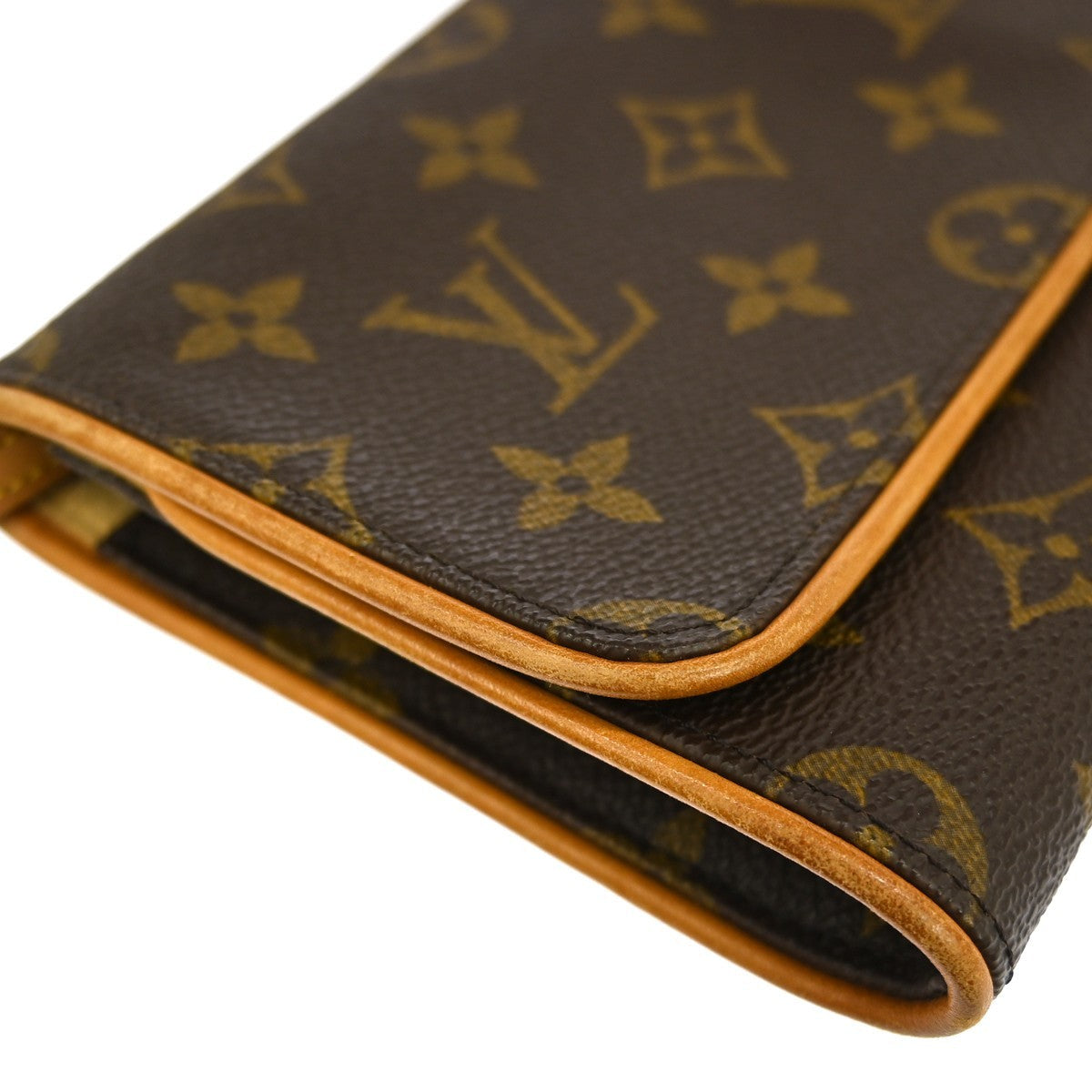 Louis Vuitton Twin Handbag Monogram Canvas Brown Canvas Clutche & Pouche Bag (Pre-Owned)