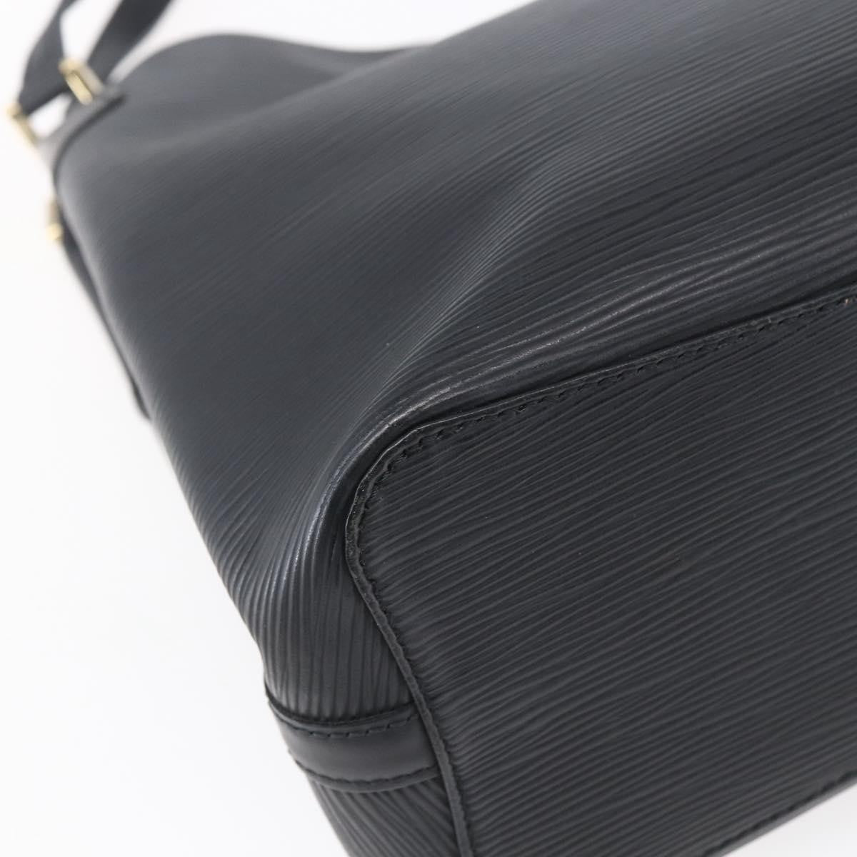 Louis Vuitton Mandara Handbag Epi Leather Black Leather Shoulder Bag Bag (Pre-Owned)