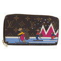 Louis Vuitton Zippy Wallet Canvas Brown Canvas Wallets Accessory (Pre-Owned)