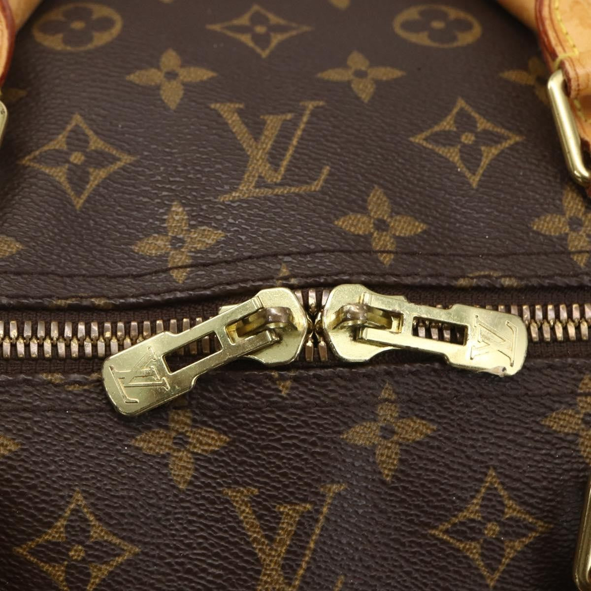 Louis Vuitton Keepall Bag Monogram Canvas Brown Canvas Travel Bag Bag (Pre-Owned)