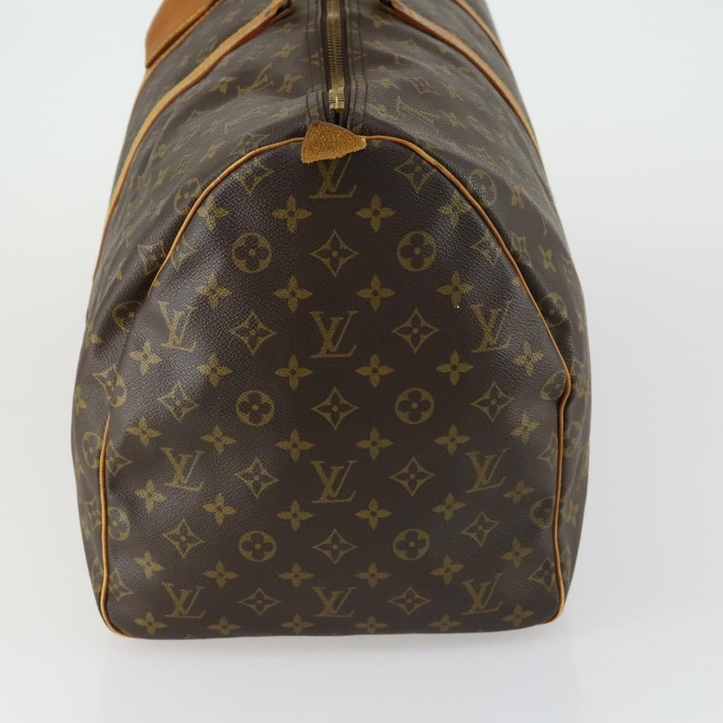 Louis Vuitton Keepall Bag Monogram Canvas Brown Canvas Travel Bag Bag (Pre-Owned)