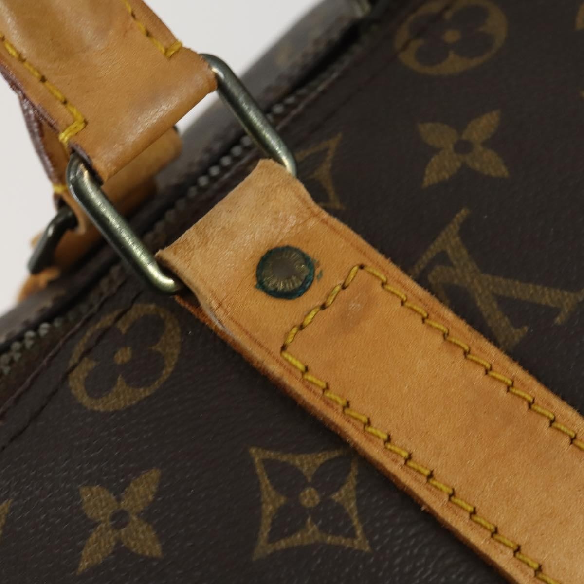 Louis Vuitton Keepall Bag Monogram Canvas Brown Canvas Travel Bag Bag (Pre-Owned)