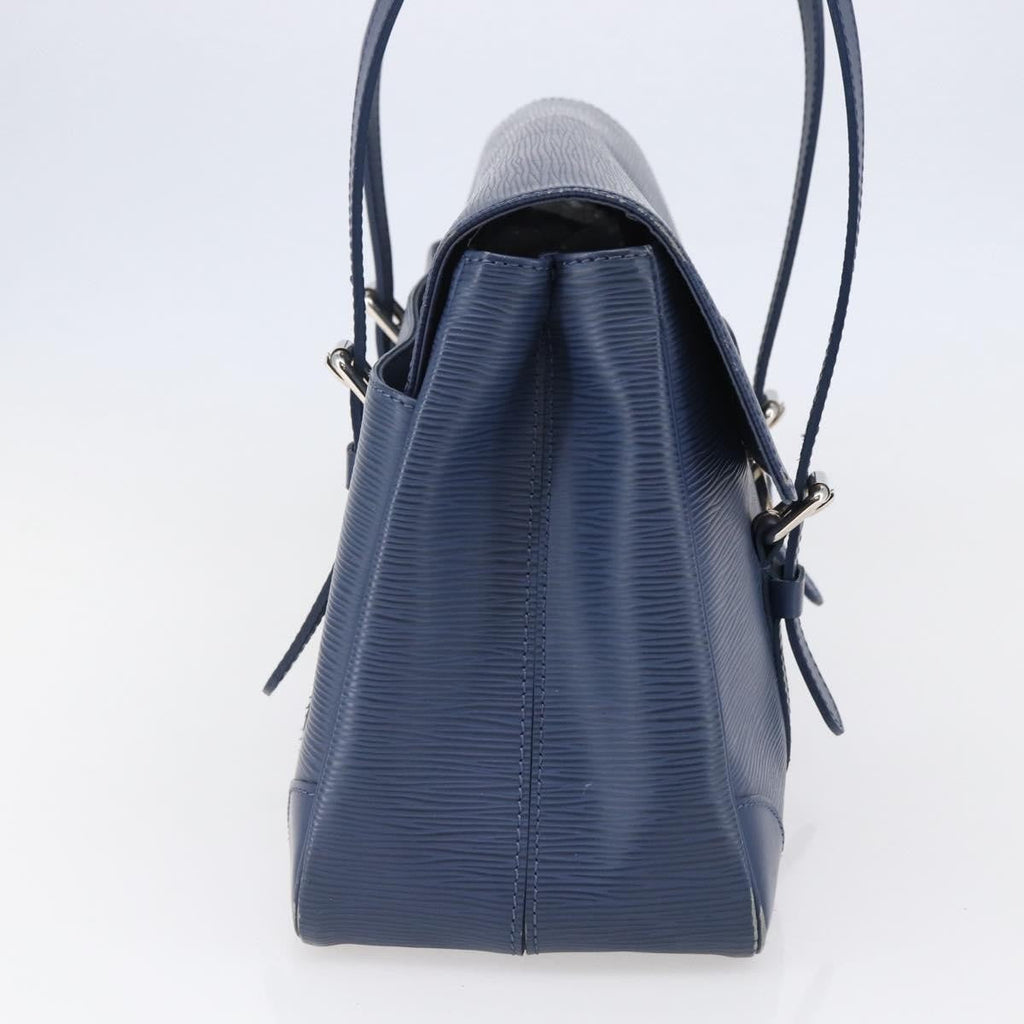 Louis Vuitton Segur Handbag Epi Leather Blue Leather Handbag (Pre-Owned)