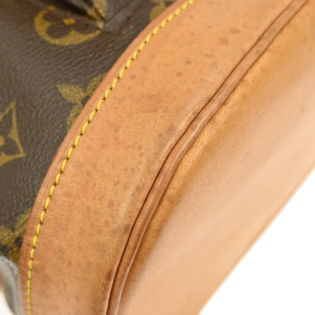 Louis Vuitton Montsouris Backpack Monogram Canvas Brown Canvas Backpack Bag (Pre-Owned)