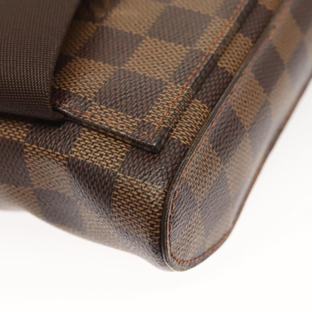 Louis Vuitton Geronimos Waist Bag Damier Brown Canvas Shoulder Bag Bag (Pre-Owned)