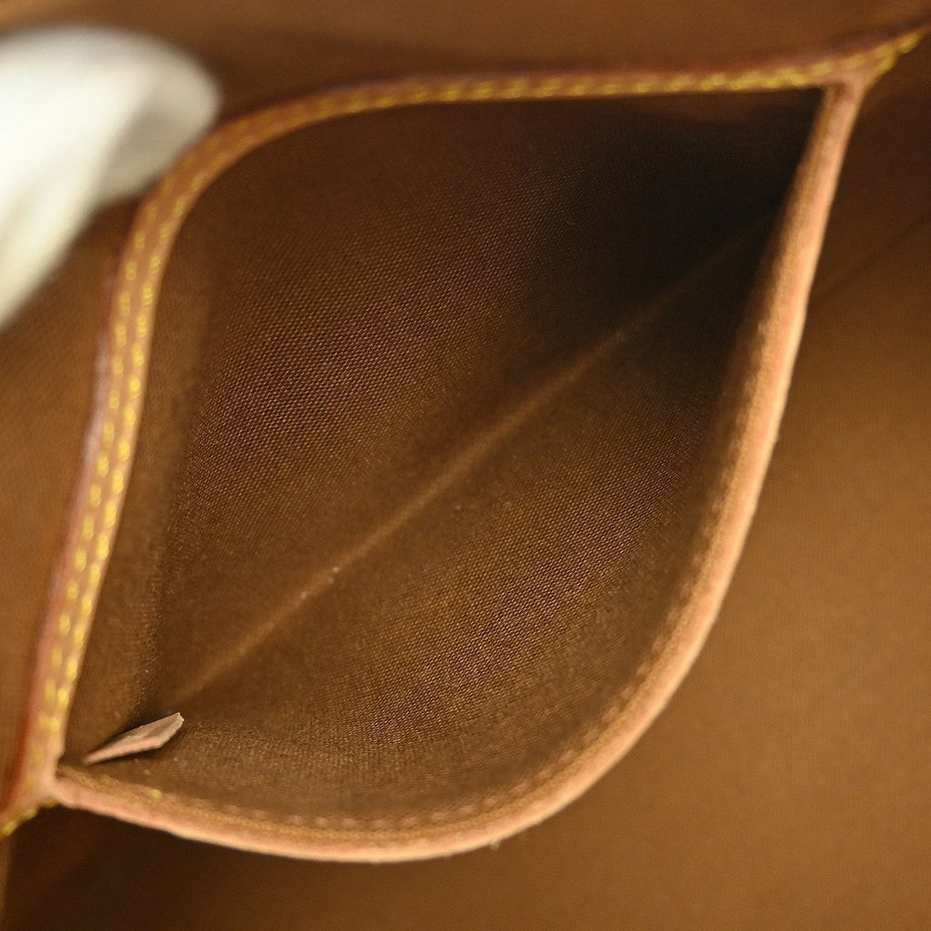 Louis Vuitton Alma Handbag Monogram Canvas Brown Canvas Handbag (Pre-Owned)