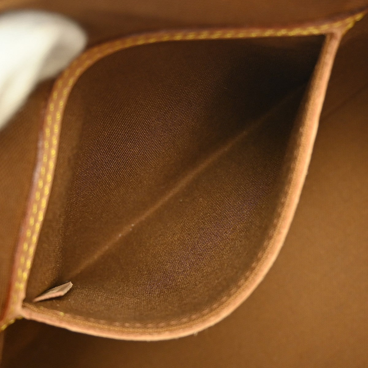 Louis Vuitton Alma Handbag Monogram Canvas Brown Canvas Handbag (Pre-Owned)