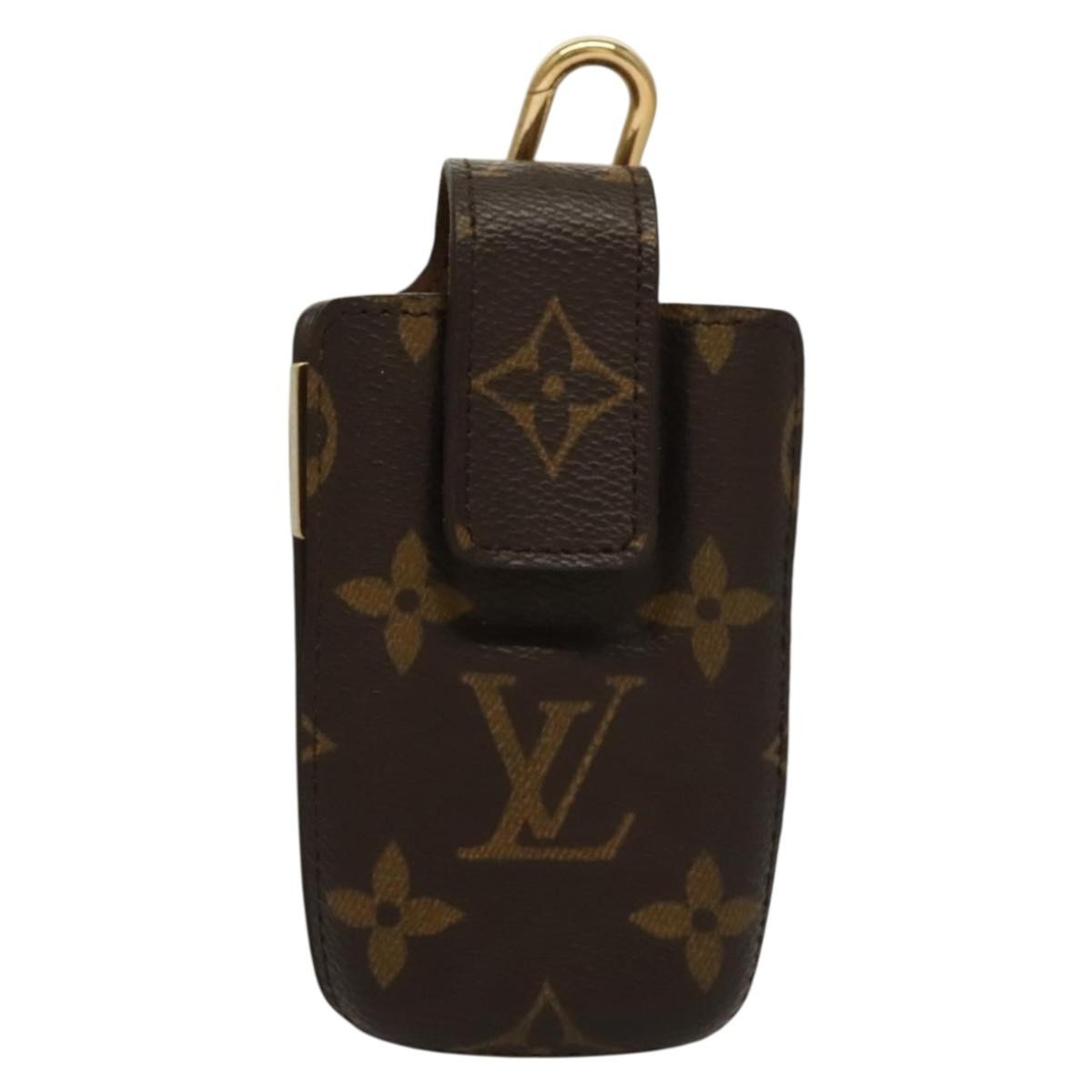 Louis Vuitton Etui Phone Case Monogram Canvas Brown Canvas Bag (Pre-Owned)