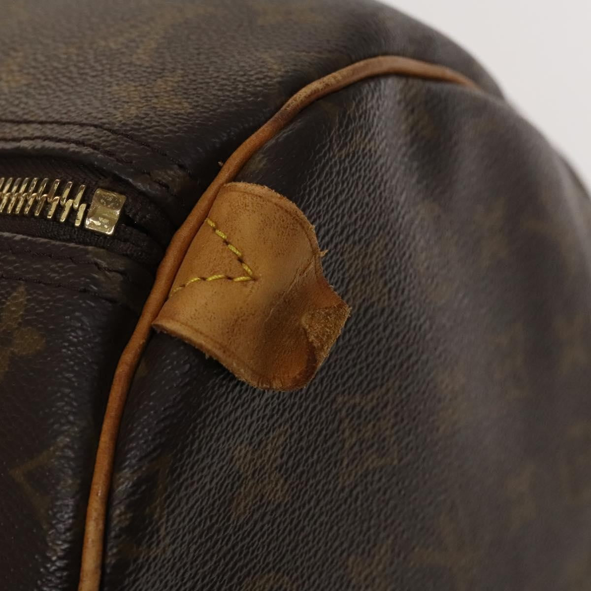 Louis Vuitton Keepall Bag Monogram Canvas Brown Canvas Travel Bag Bag (Pre-Owned)