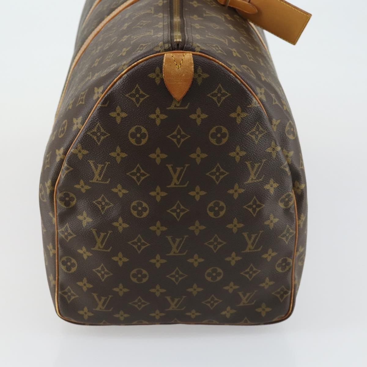 Louis Vuitton Keepall Bag Monogram Canvas Brown Canvas Travel Bag Bag (Pre-Owned)