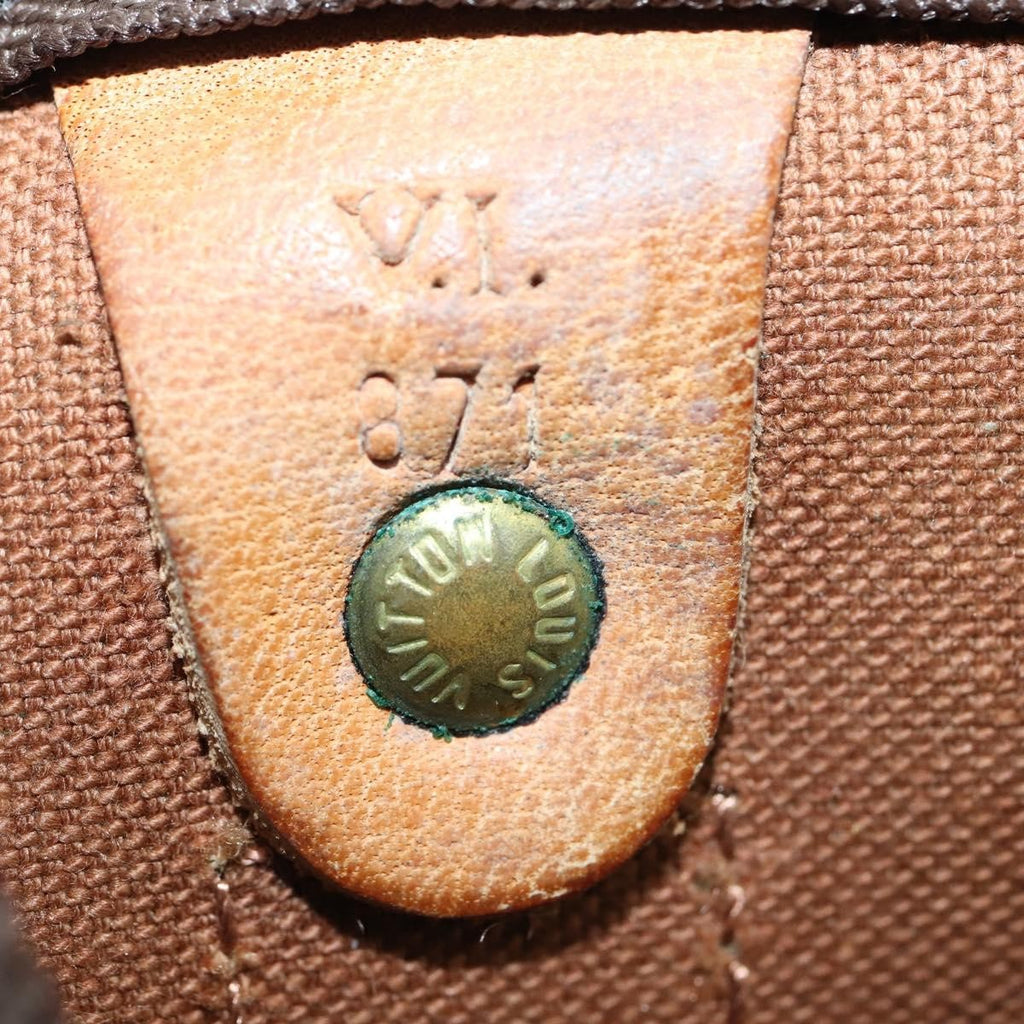 Louis Vuitton Keepall Bag Monogram Canvas Brown Canvas Travel Bag Bag (Pre-Owned)