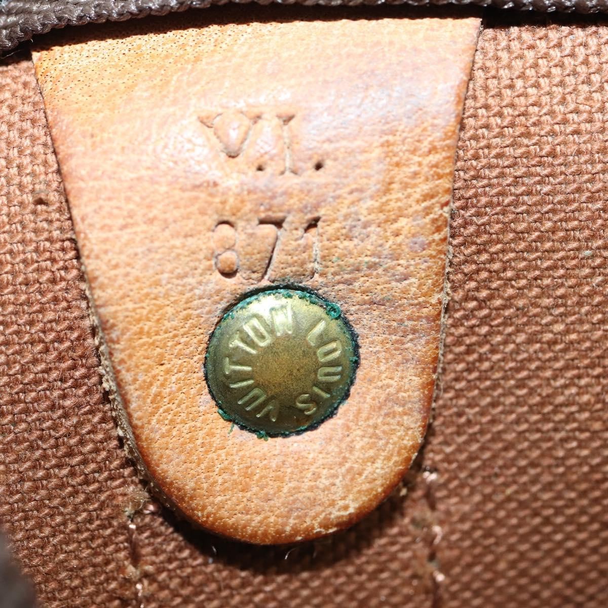 Louis Vuitton Keepall Bag Monogram Canvas Brown Canvas Travel Bag Bag (Pre-Owned)