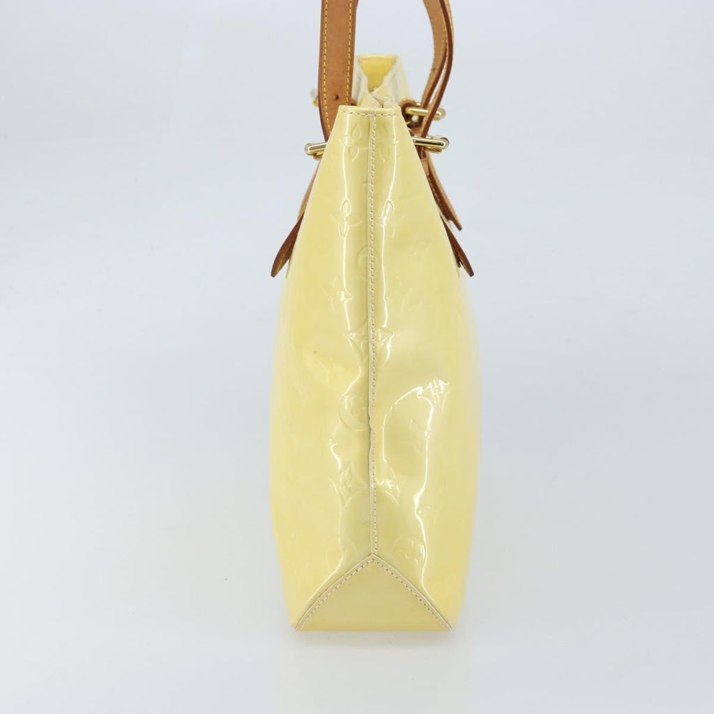 Louis Vuitton Brentwood Handbag Monogram Vernis Yellow Patent_Leather Tote Bag Bag (Pre-Owned)