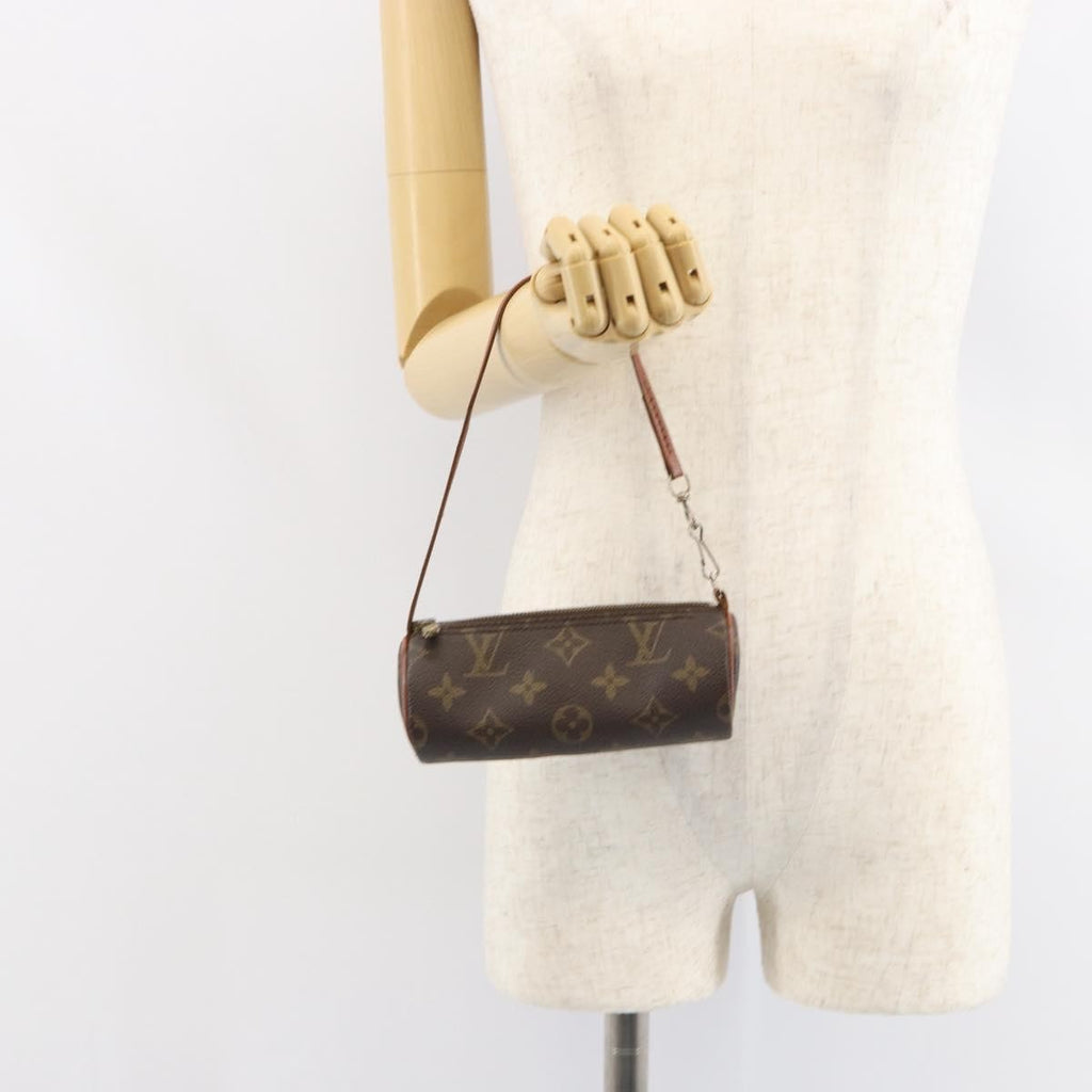 Louis Vuitton Papillon Pochette Monogram Canvas Brown Canvas Clutche & Pouche Bag (Pre-Owned)