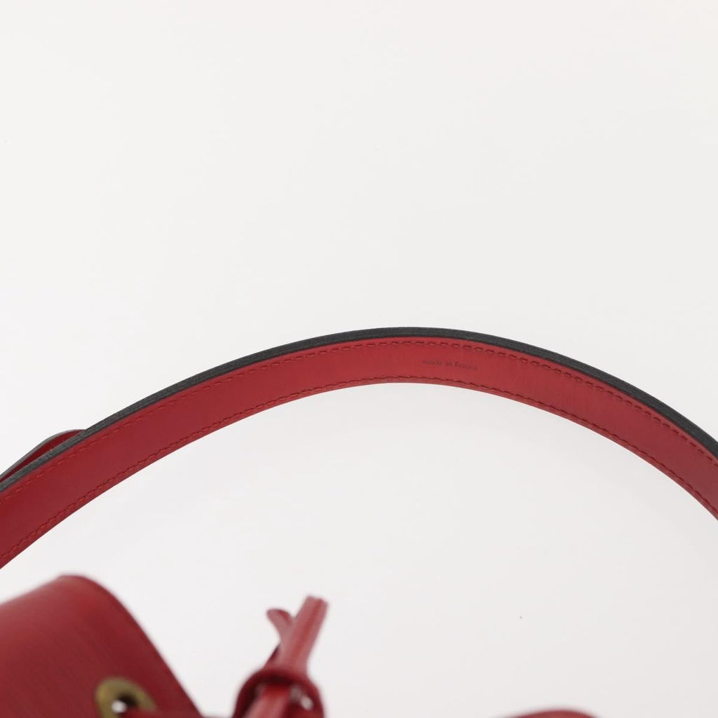 Louis Vuitton Noe Handbag Epi Leather Red Leather Shoulder Bag Bag (Pre-Owned)