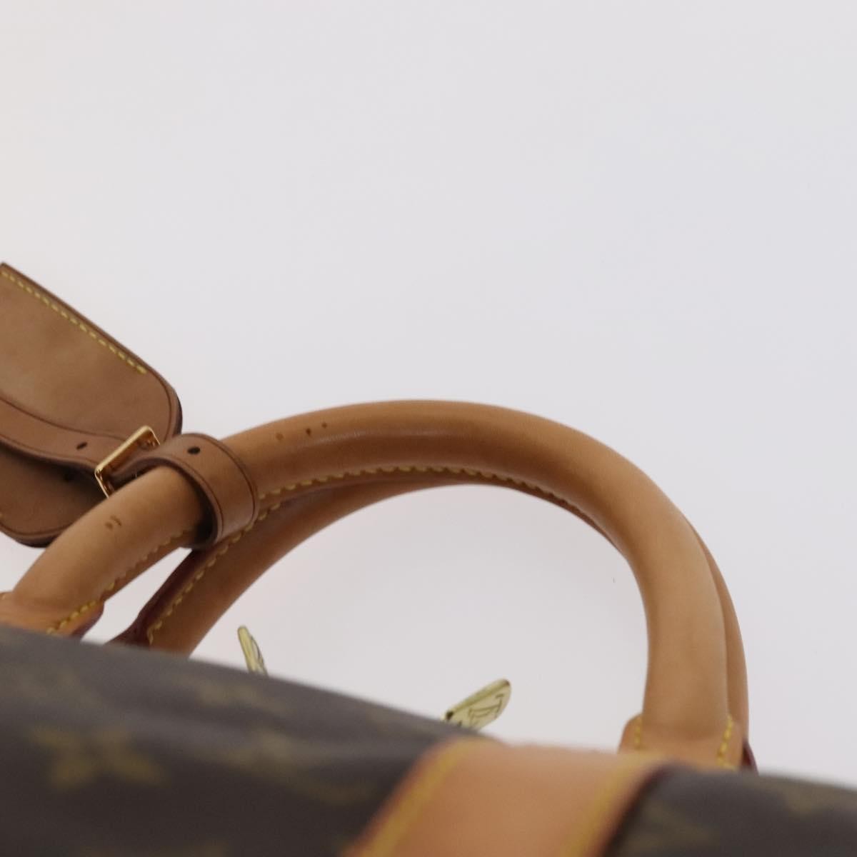 Louis Vuitton Keepall Bag Monogram Canvas Brown Canvas Travel Bag Bag (Pre-Owned)