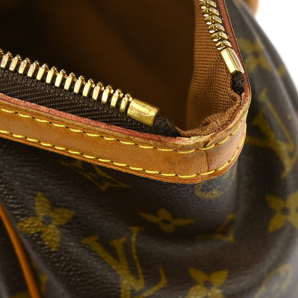 Louis Vuitton Tivoli Handbag Monogram Canvas Brown Canvas Shoulder Bag Bag (Pre-Owned)