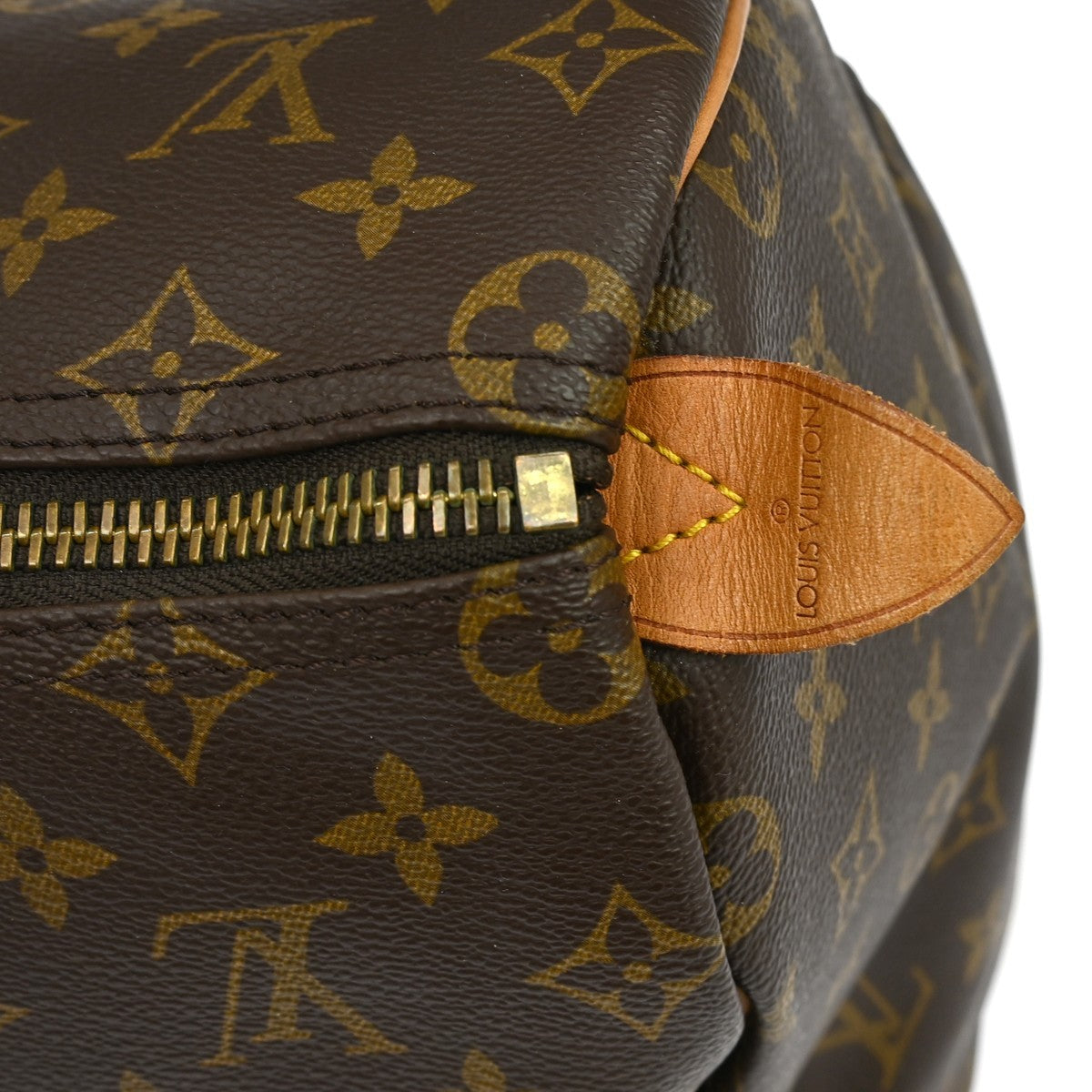 Louis Vuitton Keepall Bag Monogram Canvas Brown Canvas Travel Bag Bag (Pre-Owned)