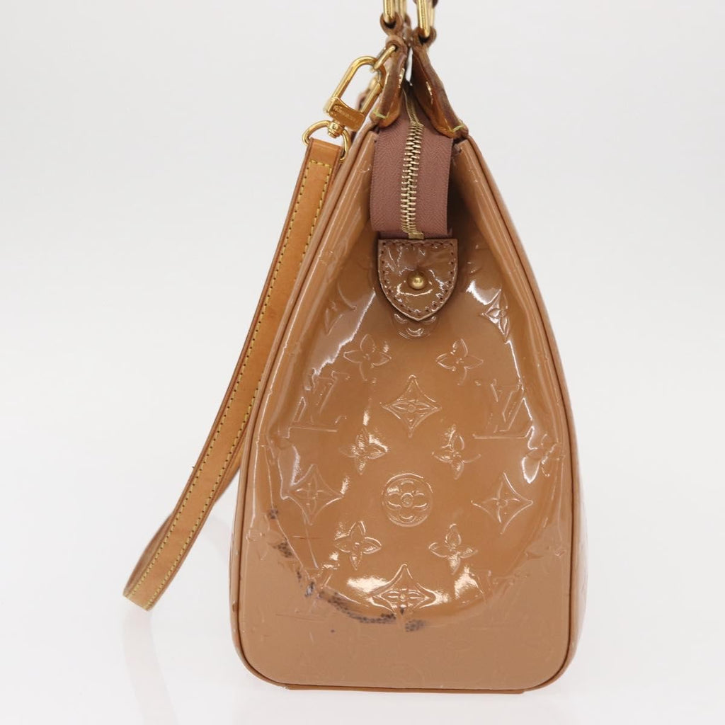 Louis Vuitton Brea Handbag Monogram Vernis Brown Patent_Leather Handbag (Pre-Owned)