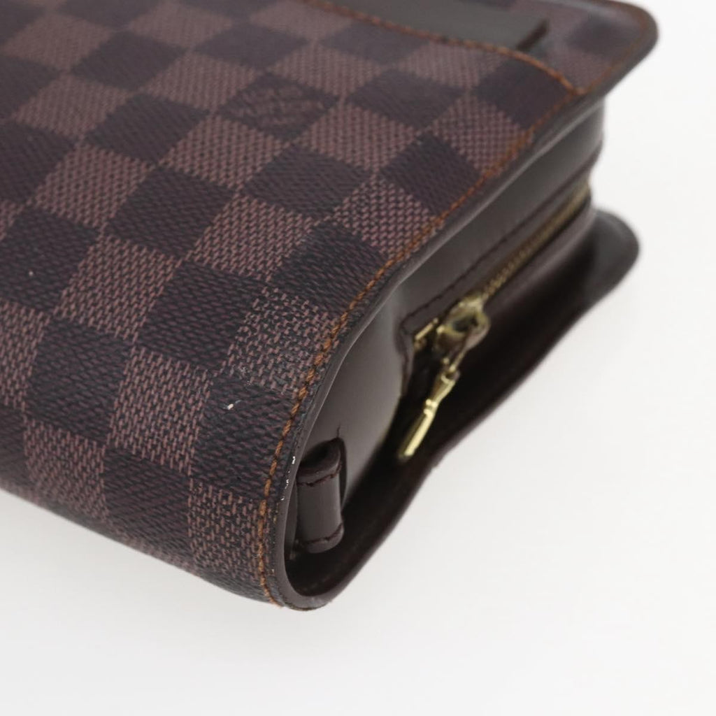 Louis Vuitton Pochette Saint Louis Damier Brown Canvas Clutche & Pouche Bag (Pre-Owned)