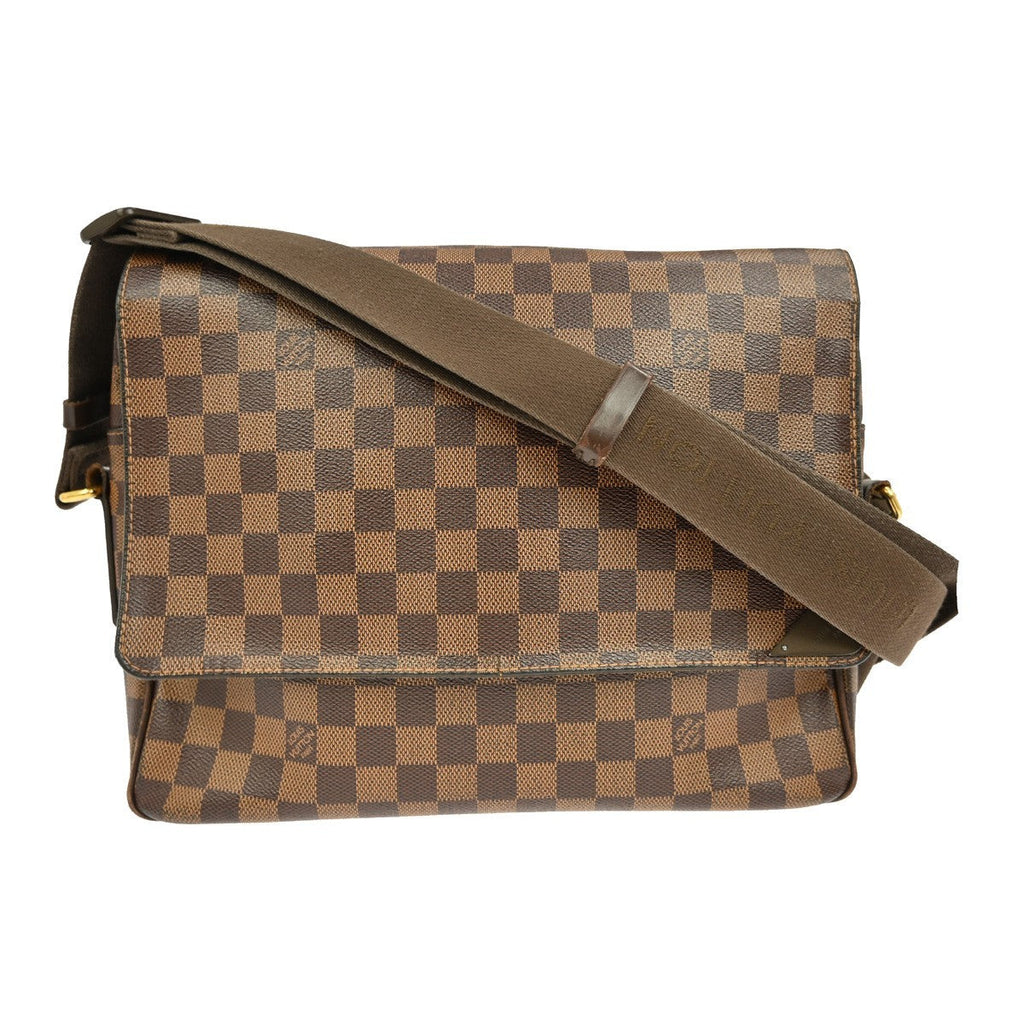 Louis Vuitton Shelton Messenger Bag Damier Brown Canvas Shoulder Bag Bag (Pre-Owned)