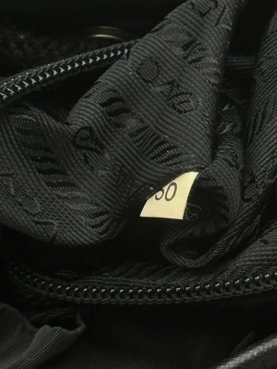 Prada Double Front Pocket Backpack Tessuto Black Nylon Backpack Bag (Pre-Owned)