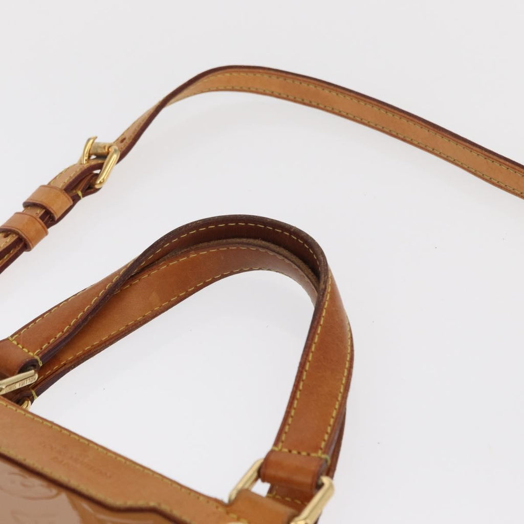 Louis Vuitton Brea Handbag Monogram Vernis Brown Patent_Leather Handbag (Pre-Owned)