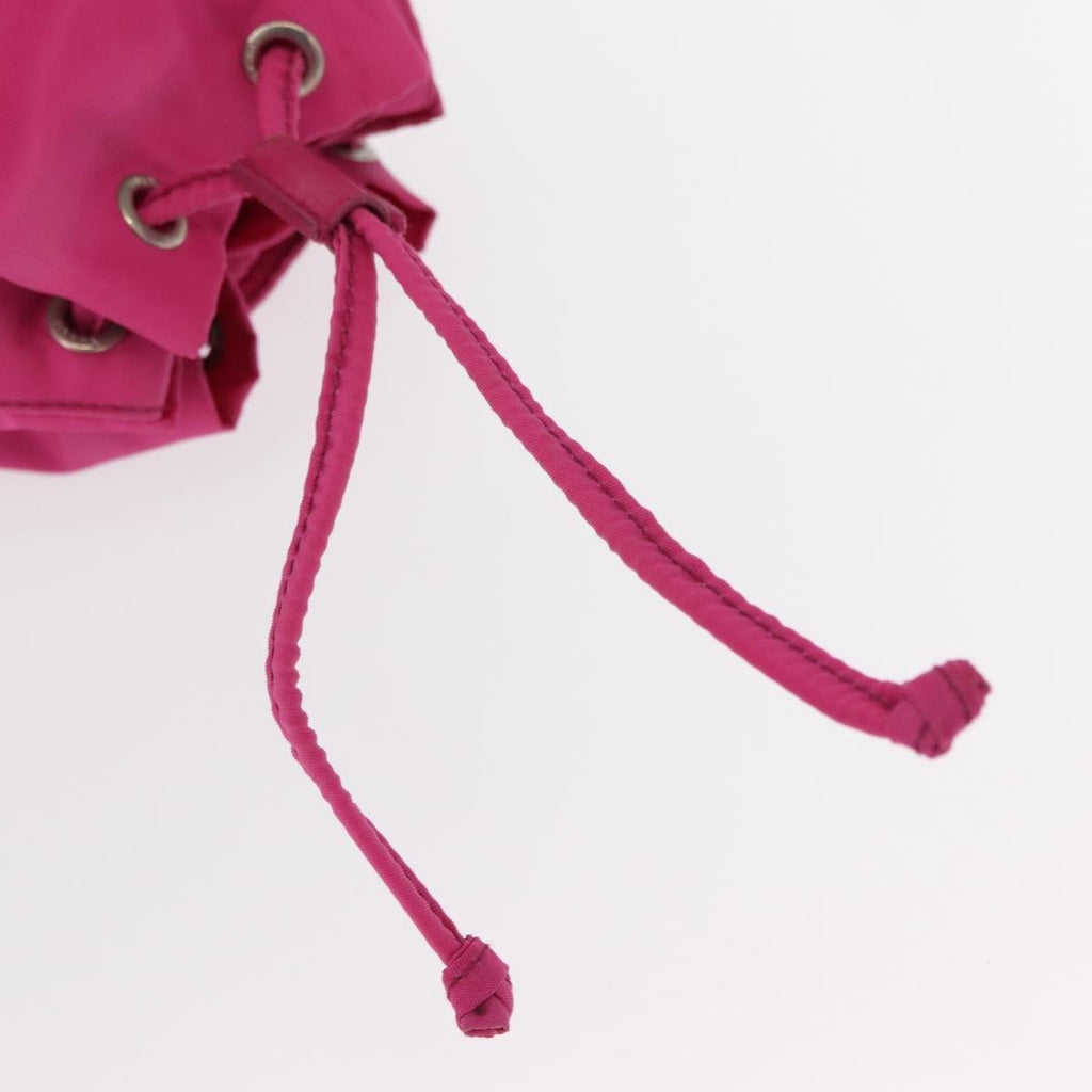 Prada Pochette Nylon Pink Nylon Clutche & Pouche Bag (Pre-Owned)