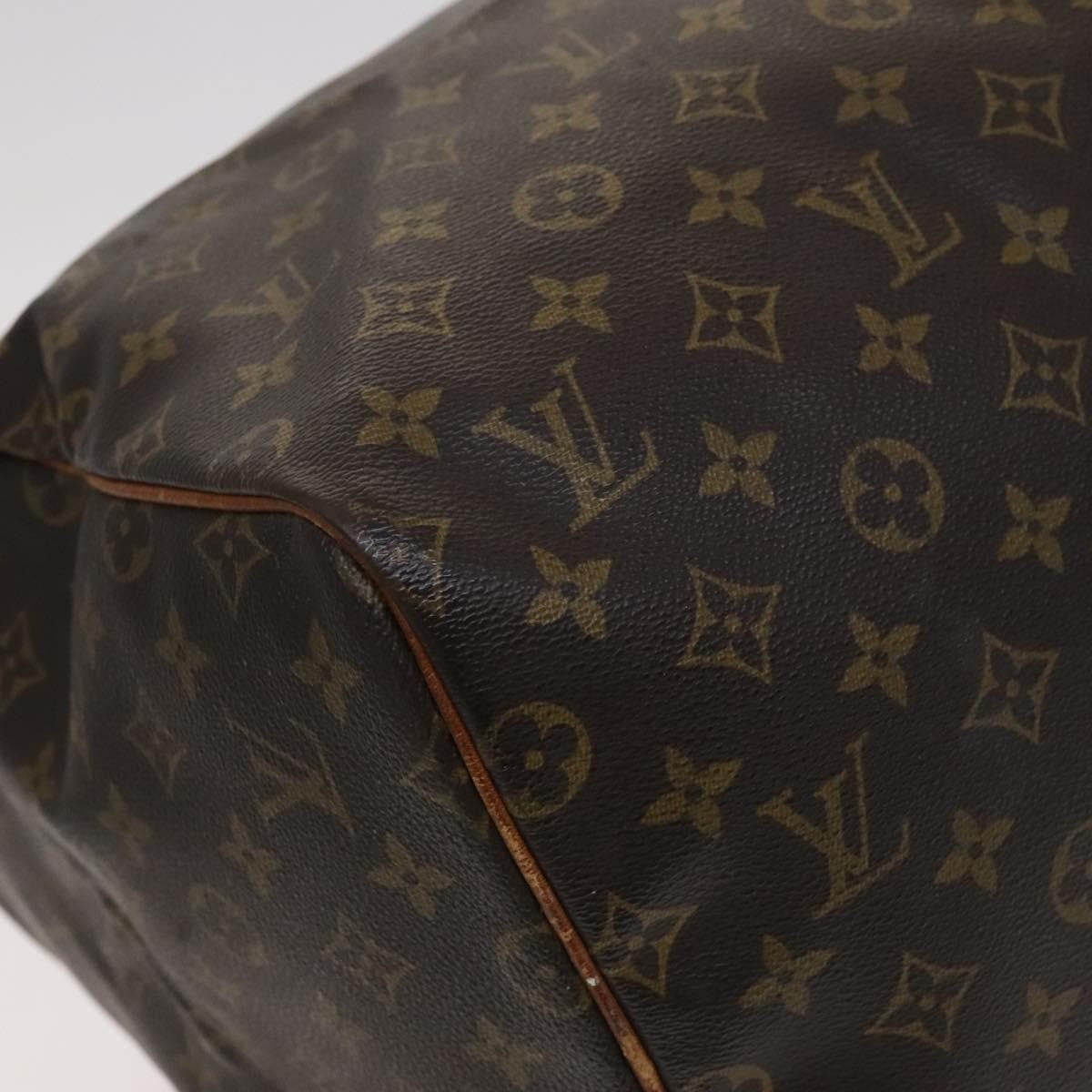 Louis Vuitton Keepall Bag Monogram Canvas Brown Canvas Travel Bag Bag (Pre-Owned)