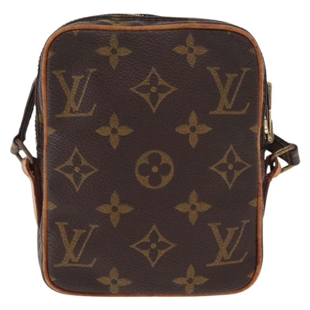 Louis Vuitton Danube Handbag Monogram Canvas Brown Canvas Shoulder Bag Bag (Pre-Owned)