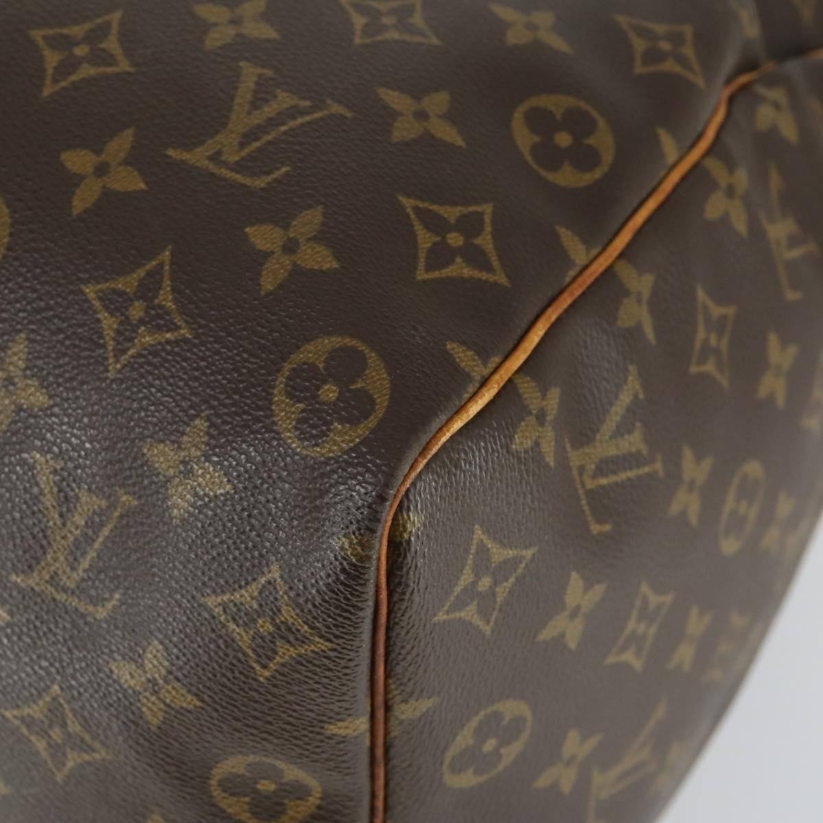 Louis Vuitton Keepall Bag Monogram Canvas Brown Canvas Travel Bag Bag (Pre-Owned)