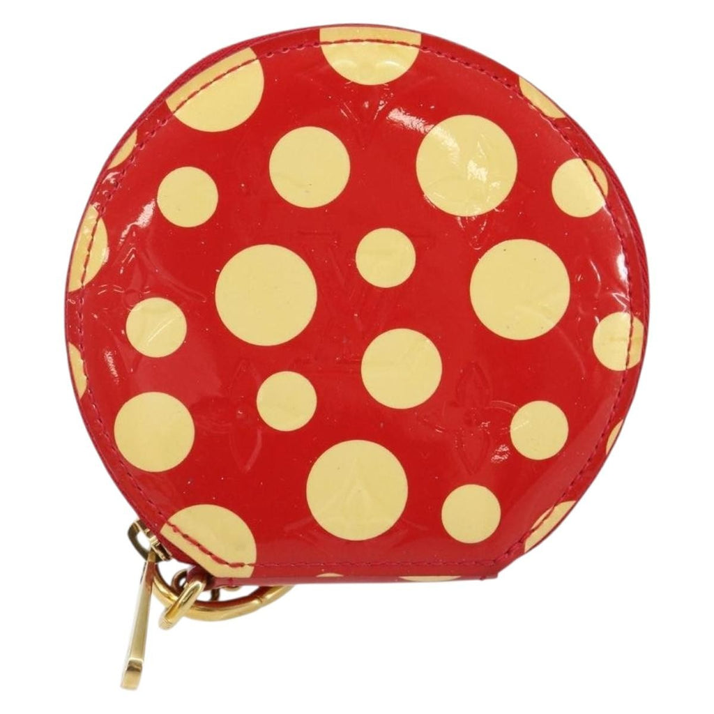 Louis Vuitton Boite Chapeau Coin Purse Patent Leather Red Patent_Leather Wallets Accessory (Pre-Owned)